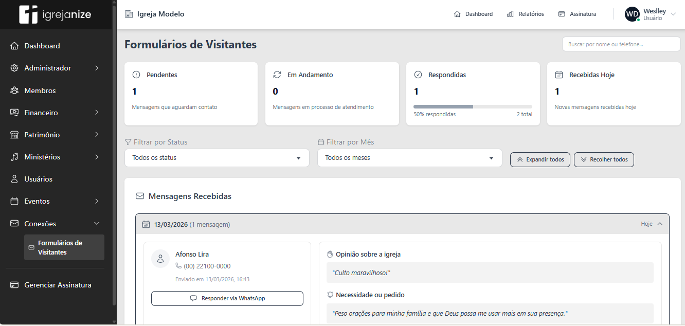 Módulo de Conexões